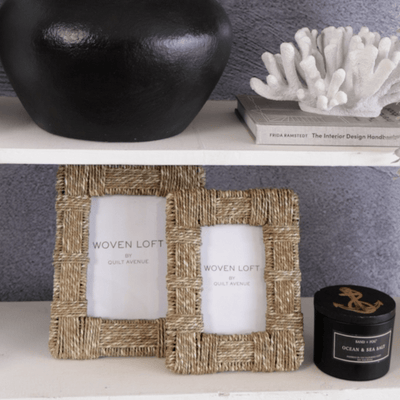 Odesa Handcrafted Wicker Frame – Natural Home Decor Accent – Home Decor on Brown Living™. SKU: QA - BL - OSWFLG. Img 4.