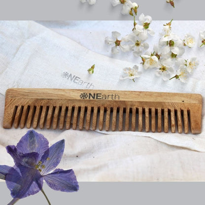 Organic Wooden (Neem Wood) Comb, Gift Set of 7