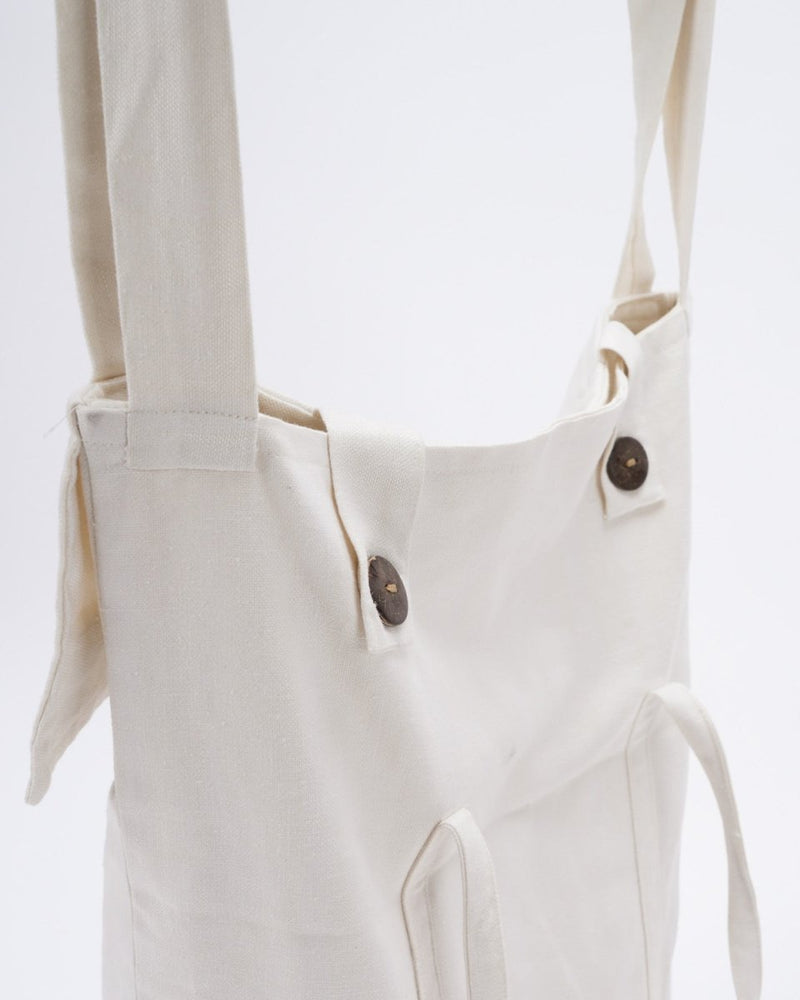 Off - White Hemp Yoga Bag | Verified Sustainable Gift Bags on Brown Living™