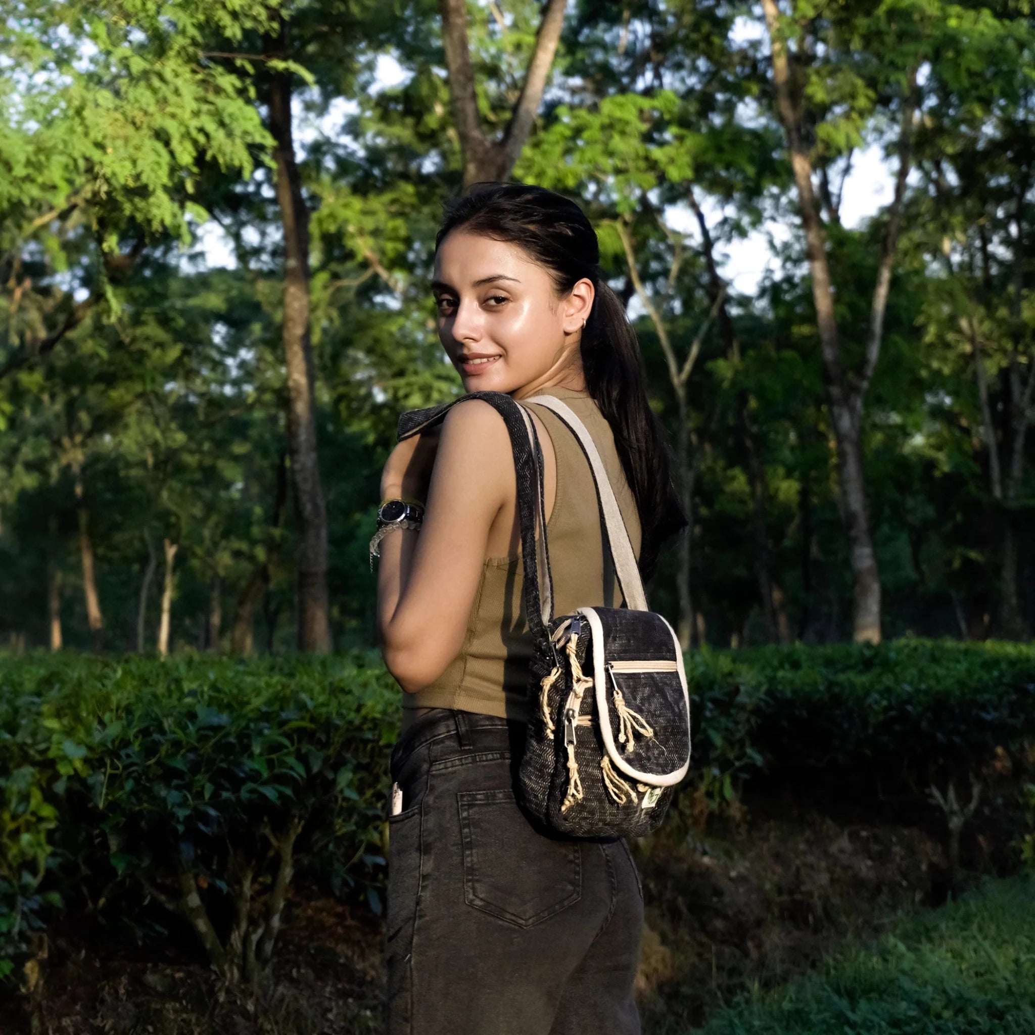 OG Berg 2.0 Crossbody Sling | Sustainable Everyday Sling Bag – Sling Bag on Brown Living™. SKU: OGSBGBG202. Img 1.