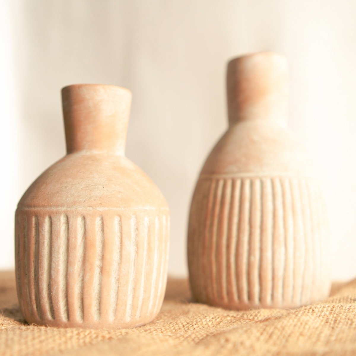Old World Bloom - Vintage Vase Set of 2 – Home Decor by ArteCasa available on Brown Living™. . SKU: V - 349. Img 3.