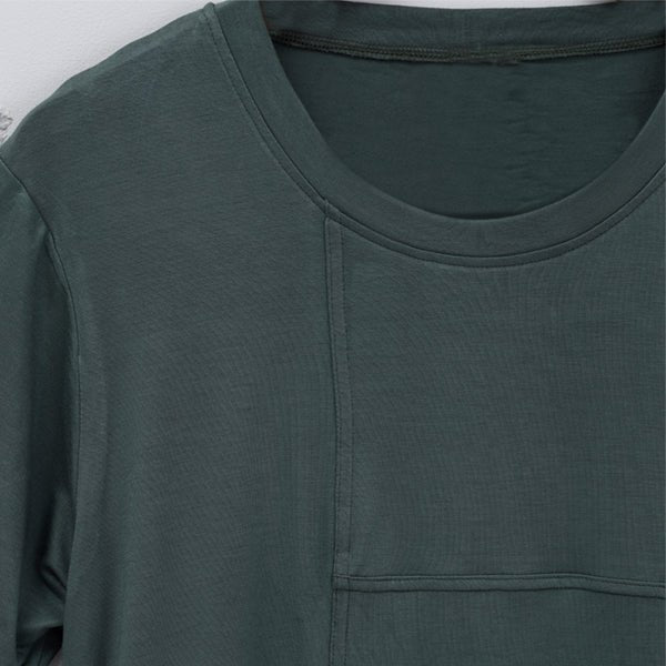 Olive Green Bamboo Block T-shirt | Unisex T shirt | | Verified Sustainable by Brown Living™