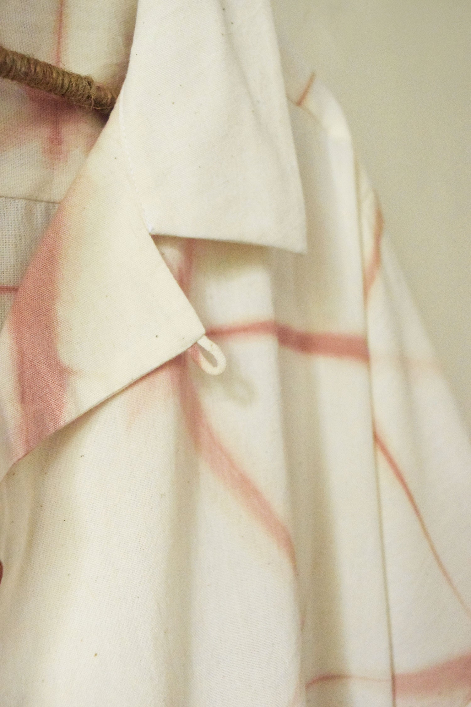 Origami Coco Shirt naturally dyed with madder and coconut husk | Verified Sustainable by Brown Living™