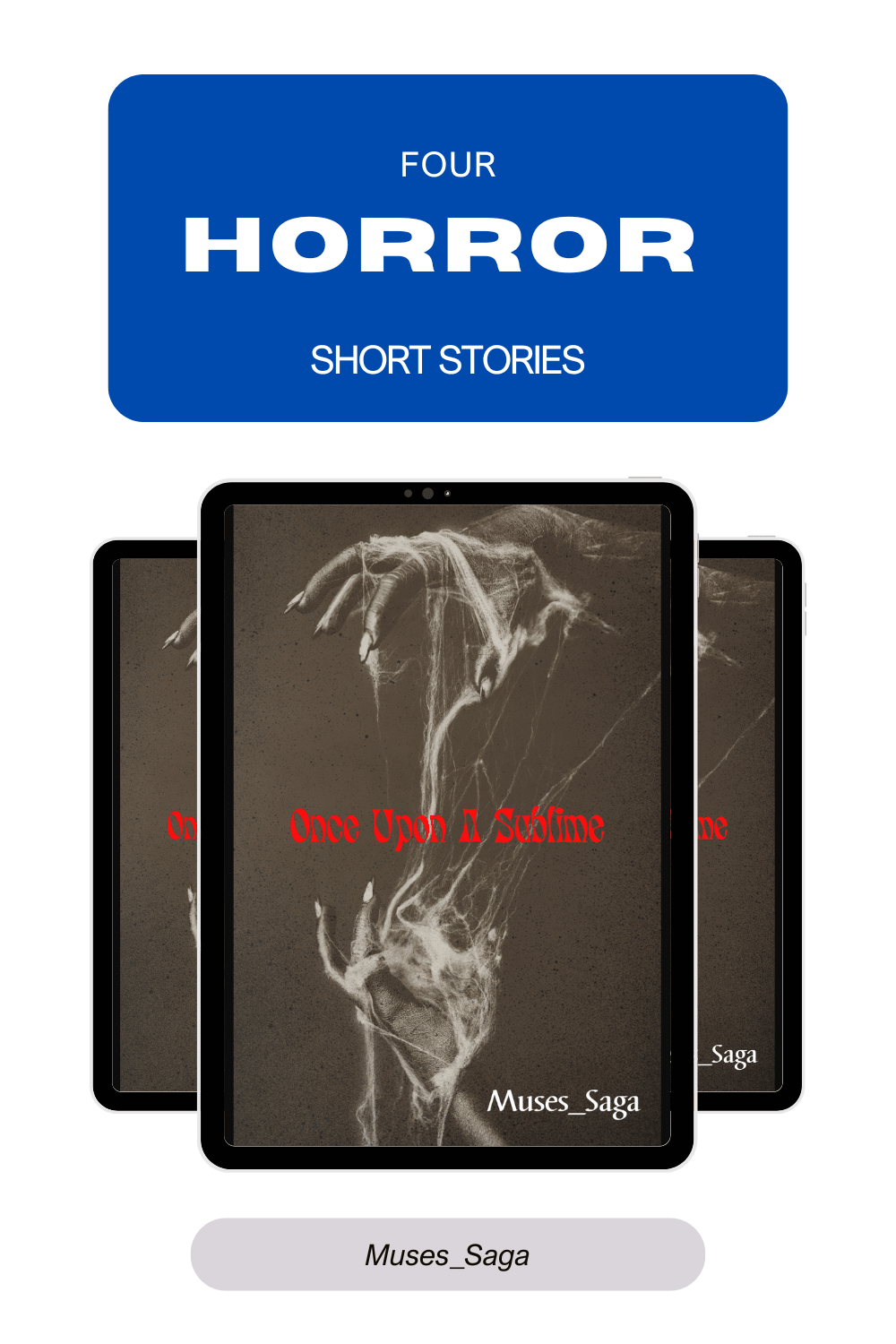 Once Upon a Sublime | Short Story & Novella Anthology – Notebooks & Notepads on Brown Living™. SKU: OUASPB. Img 2.
