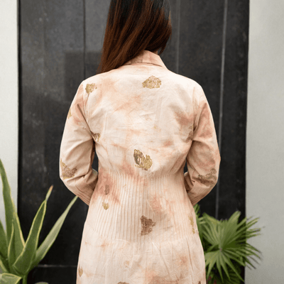 Onion Petal Mist Eco - Printed Dress for Women – Womens Dress on Brown Living™. SKU: AAYU-00171. Img 5.