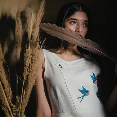 Open Flight Dress Contemporary Flowing Women’s Dress – Womens Dress on Brown Living™. SKU: Aayu06. Img 5.