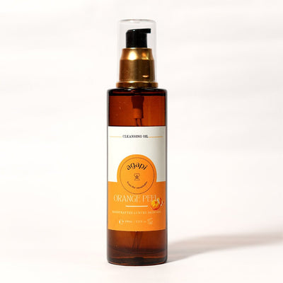Orange Peel Cleansing Oil - 100ml – Face Cleanser on Brown Living™. SKU: OCO - 01. Img 2.