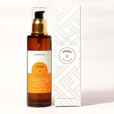 Orange Peel Cleansing Oil - 100ml – Face Cleanser on Brown Living™. SKU: OCO - 01. Img 1.