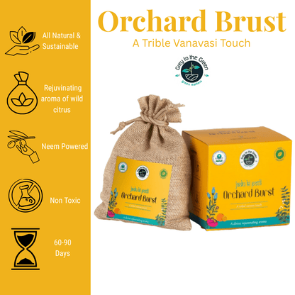 Orchard Brust Aroma Pouch | Fresh Fruity Orchard Fragrance – Fragrance Diffusers on Brown Living™. SKU: B004-Orchard-Burst. Img 2.