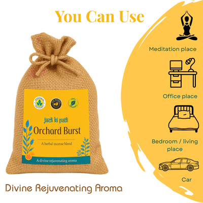 Orchard Brust Aroma Pouch | Fresh Fruity Orchard Fragrance – Fragrance Diffusers on Brown Living™. SKU: B004-Orchard-Burst. Img 3.