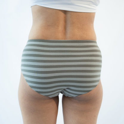 Oregano & Pesto Cotton Hipsters – Pack of 2 – Womens Accessories on Brown Living™. SKU: 003BAAqua - NavyXS. Img 2.
