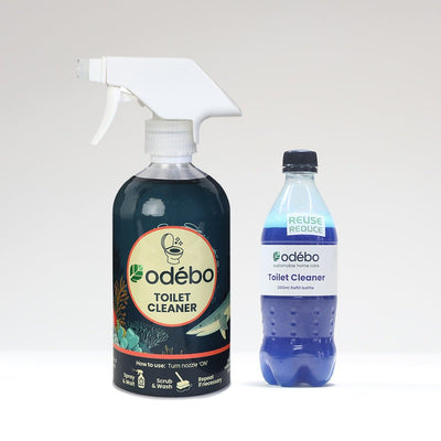 Organic Bathroom Tile & Toilet Cleaner | No Fumes | Concentrate – Cleaning Products on Brown Living™. SKU: odebo - 6. Img 1.