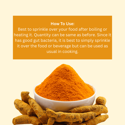 Organic Bio Turmeric Powder 150g | High Bioavailable Curcumin – Seasonings & Spices on Brown Living™. SKU: B0F6KW713Q. Img 5.