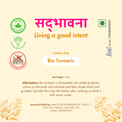 Organic Bio Turmeric Powder 150g | High Bioavailable Curcumin – Seasonings & Spices on Brown Living™. SKU: B0F6KW713Q. Img 7.
