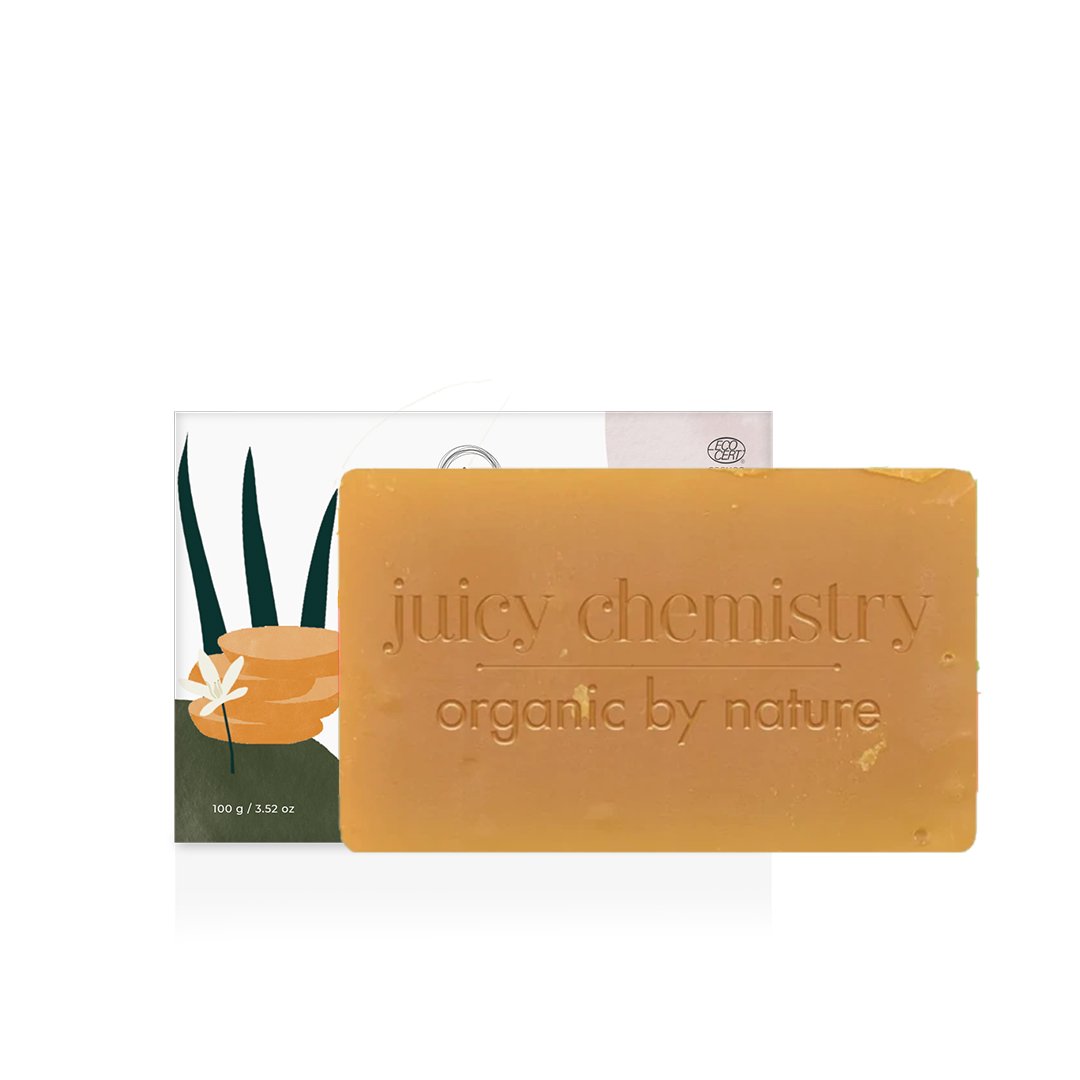 Organic Carrot, Rosehip & Neroli Soap For Scarred & Pigmented Skin - 100 g | Verified Sustainable by Brown Living™