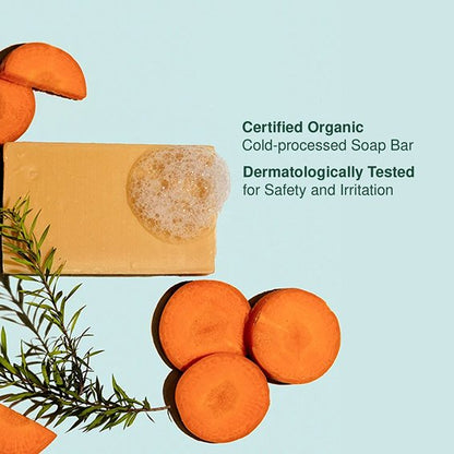 Organic Carrot, Rosehip & Neroli Soap For Scarred & Pigmented Skin - 100 g | Verified Sustainable by Brown Living™