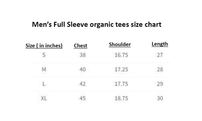 Organic Cotton Full Sleeve Crew Neck T-Shirt for Men – Men Shirt on Brown Living™. SKU: OCFS-MSTRDY-M. Img 15.