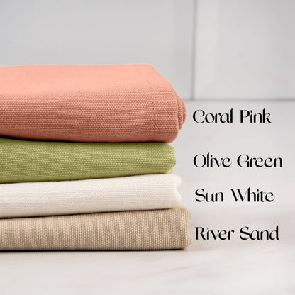 Organic Cotton Half Apron – Kitchen Linens on Brown Living™. SKU: UC - 68 / OC_HA_SL_SW. Img 5.