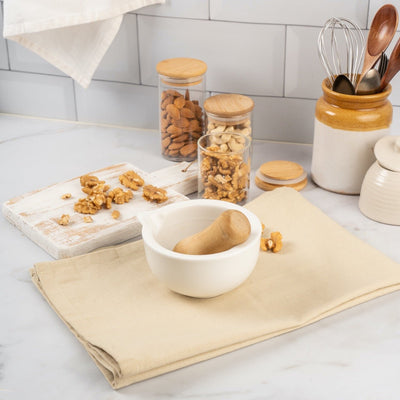 Organic Cotton Kitchen Towels with Plant Based Dyes - 18" x 27" – Kitchen Linens on Brown Living™. SKU: UC - OCKT - 1 - RS. Img 11.