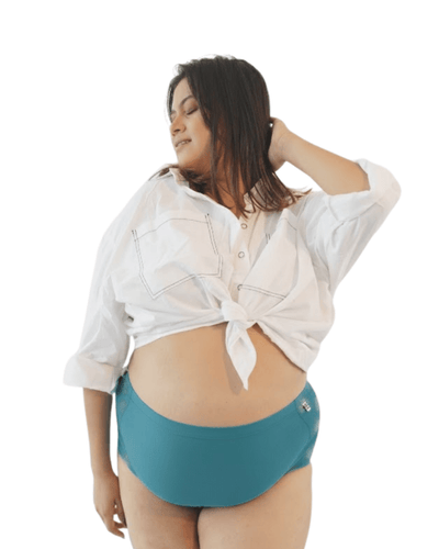 Organic Cotton Maternity Brief | Women’s Comfortable Innerwear – Womens Maternity Wear on Brown Living™. SKU: 005BATEALAOP-S. Img 6.