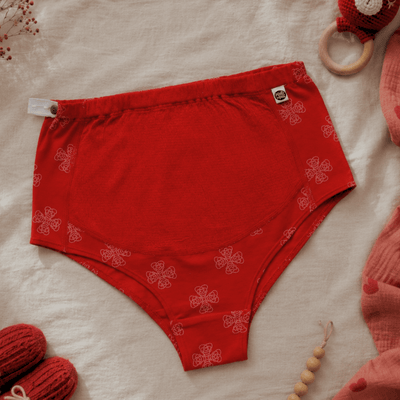 Organic Cotton Maternity Brief | Women’s Comfortable Innerwear – Womens Maternity Wear on Brown Living™. SKU: 005BATMTREDAOP-S. Img 8.