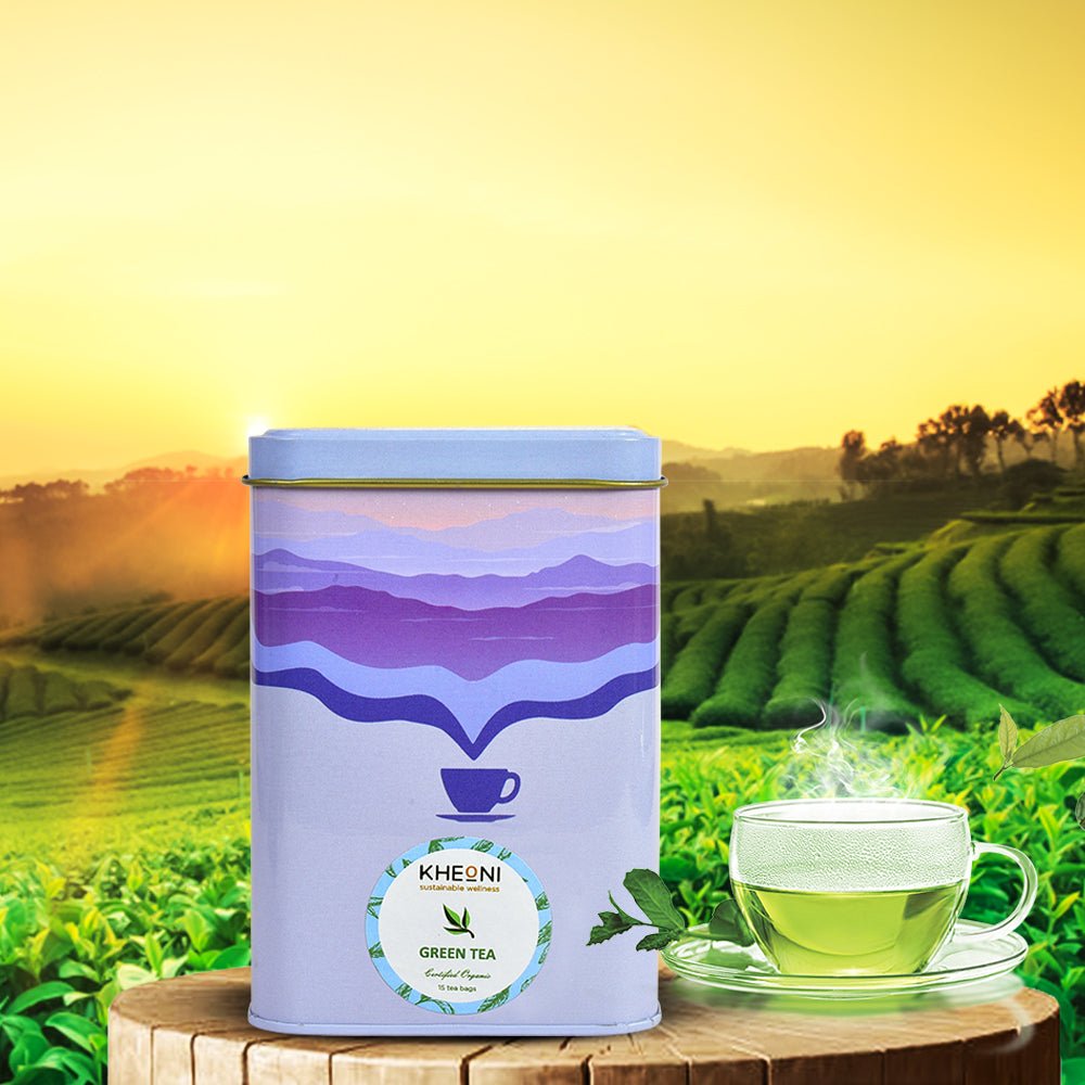 Organic Green Tea - 100g – Tea on Brown Living™. SKU: greentea_100g. Img 2.