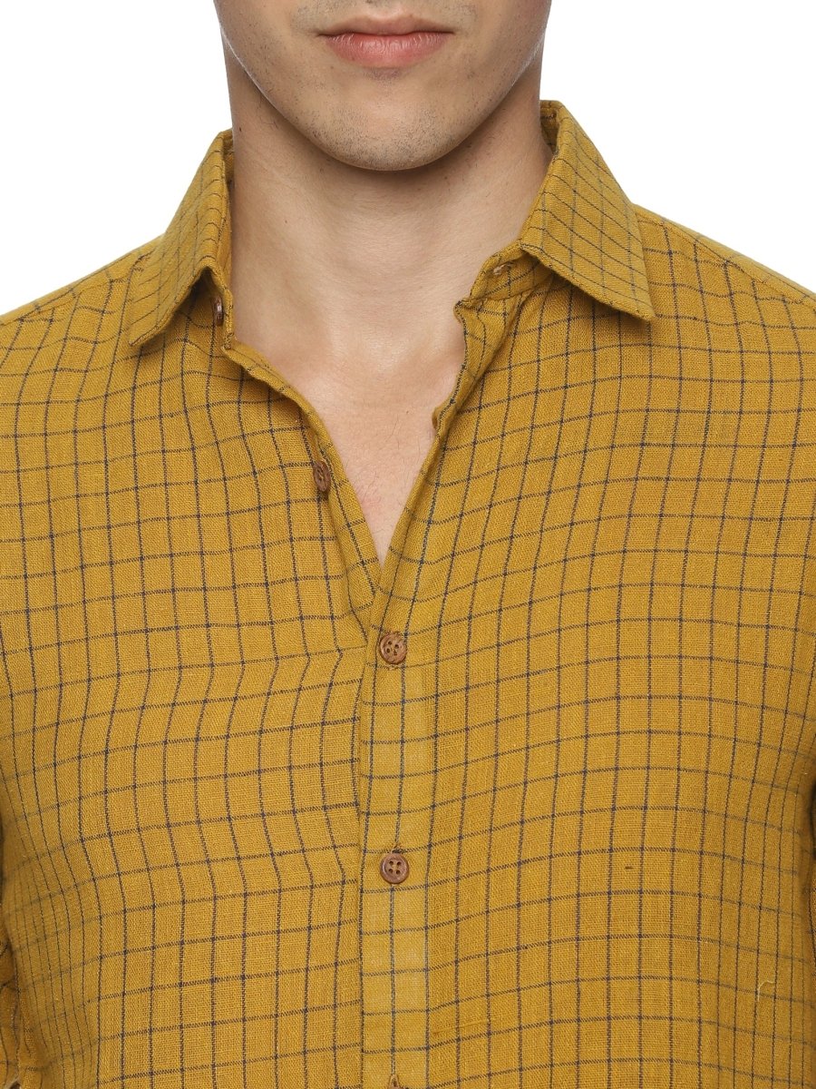 Organic Kala Cotton Mens Shirt | Verified Sustainable by Brown Living™