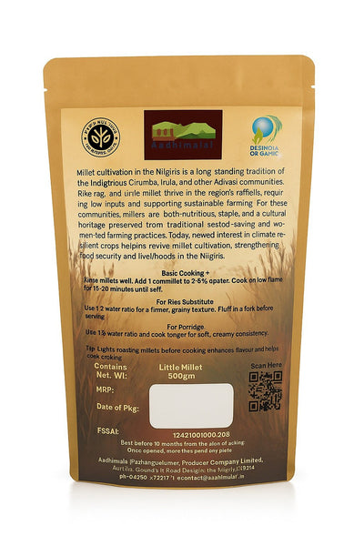 Organic Millets – Traditions of the Hills | Premium Millet Series – Cereal & Meusli on Brown Living™. SKU: APPCL-122. Img 4.