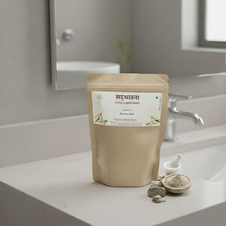 Organic Multani Mitti | Fuller's Earth Powder - 200g – Skin Care on Brown Living™. SKU: B0F6LGTFJW. Img 4.