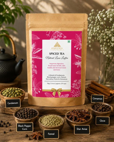 Organic Spiced Herbal Tisane Loose Leaf Tea 50g – Tea on Brown Living™. SKU: 019. Img 4.