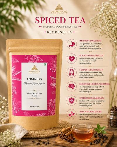 Organic Spiced Herbal Tisane Loose Leaf Tea 50g – Tea on Brown Living™. SKU: 019. Img 3.