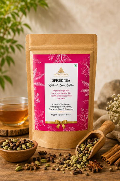 Organic Spiced Herbal Tisane Loose Leaf Tea 50g – Tea on Brown Living™. SKU: 019. Img 1.