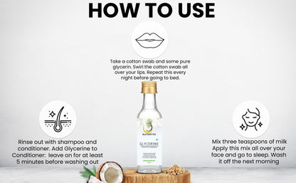 Organic Vegetable Glycerin for Skin & Hair | Pure & Natural – Skin Care on Brown Living™. SKU: glycerine1. Img 6.