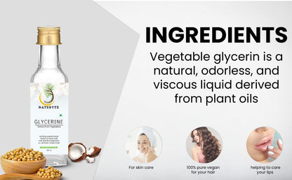 Organic Vegetable Glycerin for Skin & Hair | Pure & Natural – Skin Care on Brown Living™. SKU: glycerine1. Img 5.