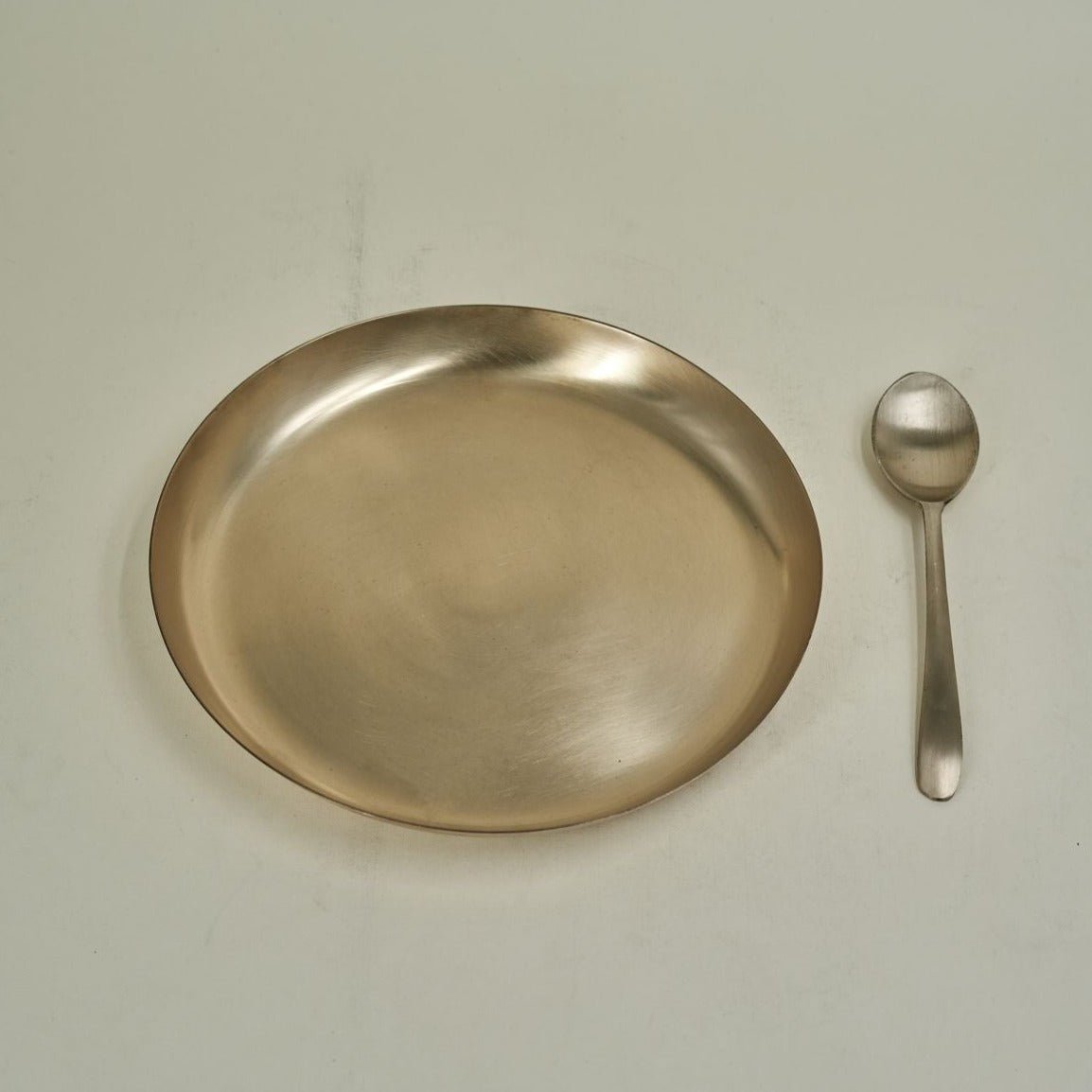 Original Kansa Bronze Breakfast Plate | Verified Sustainable by Brown Living™