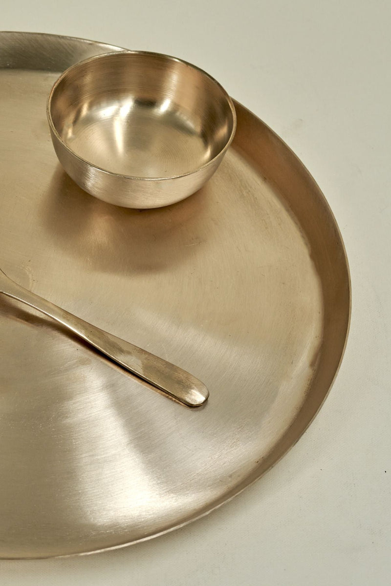 Original Kansa/ Bronze Dosa Set | Verified Sustainable Dinner Set on Brown Living™