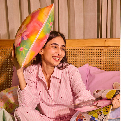 Orin Cushion Cover | Hemp Cotton Blend | Earthy Décor – Home Decor on Brown Living™. SKU: CU0014. Img 3.