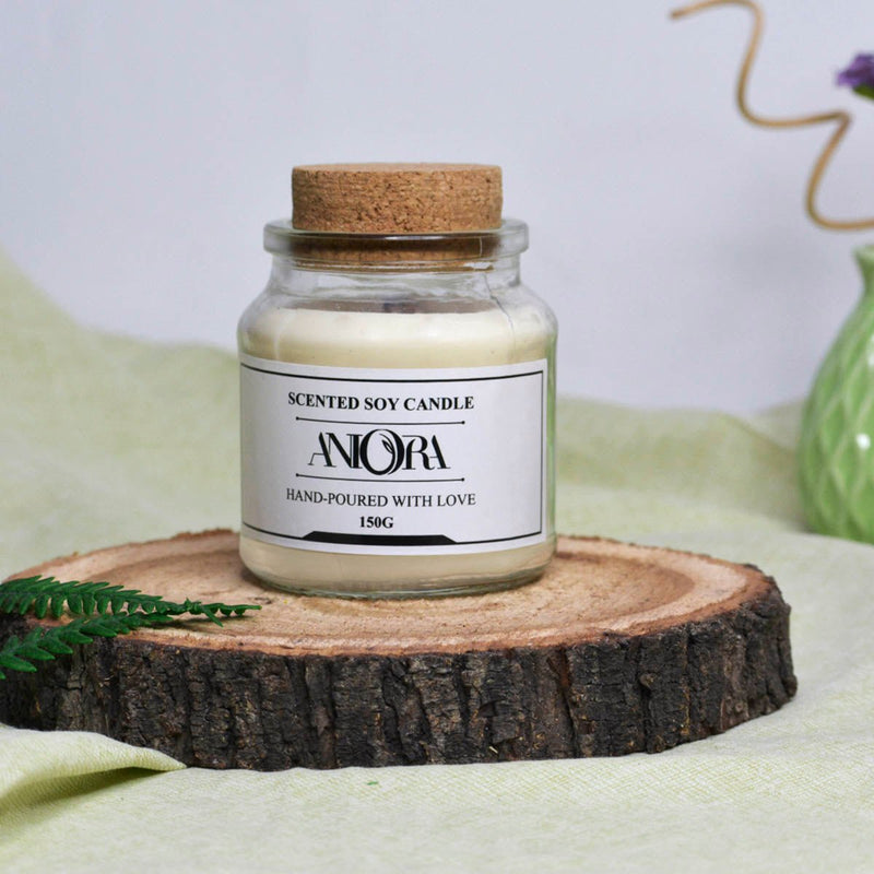 Oud Wood Wick Cork Soy Wax Candle | Verified Sustainable Candles & Fragrances on Brown Living™