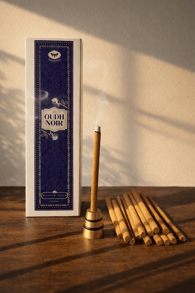 Oudh Noir Dhoop Sticks – Pooja Needs on Brown Living™. SKU: EMDS02_2. Img 1.
