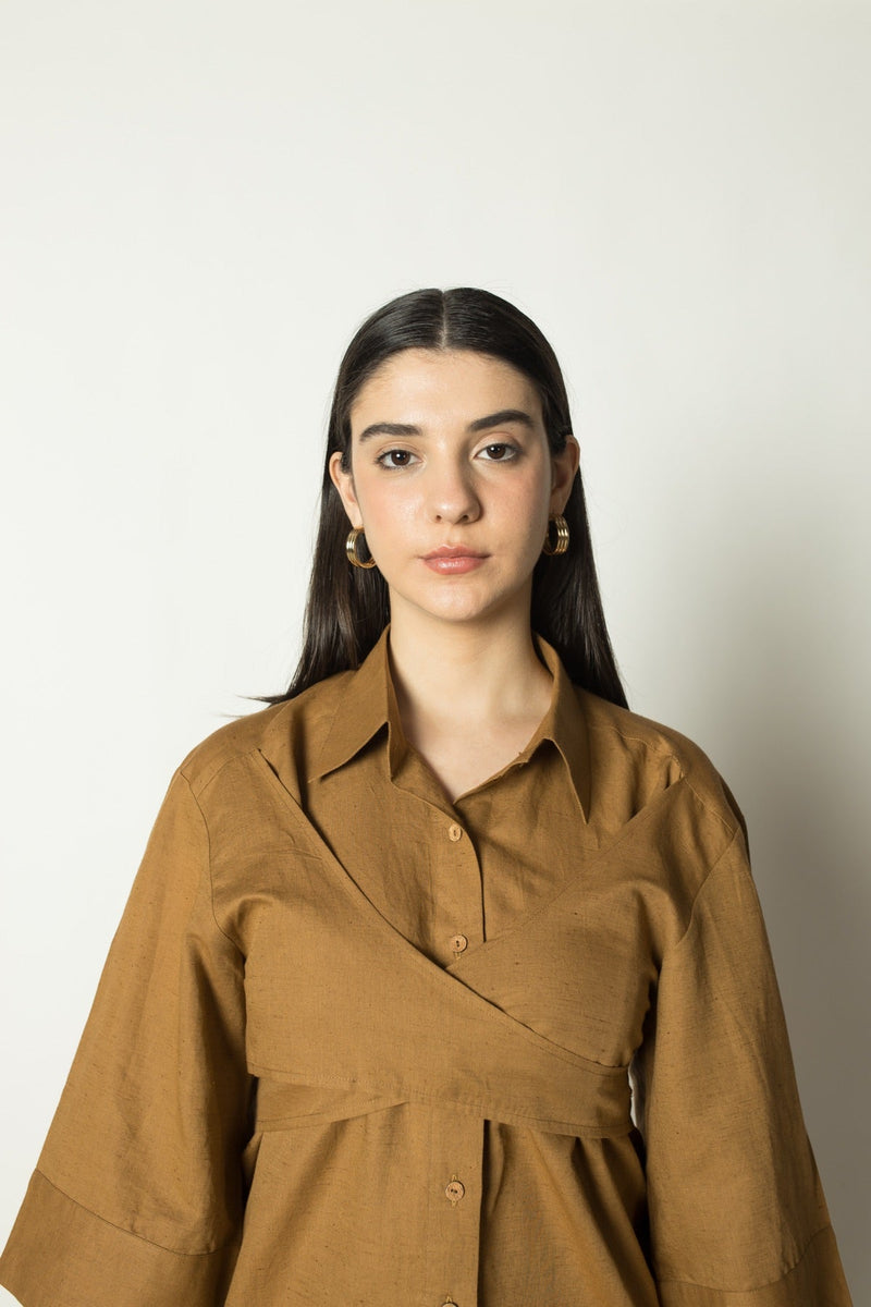 Overlay Hemp Cotton Shirt | Verified Sustainable by Brown Living™