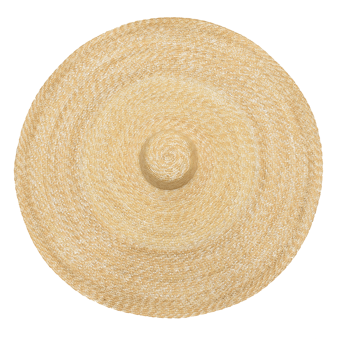 Oversized Straw Hat | Handwoven Natural Sun Hat for Beach & Travel – Womens Hat on Brown Living™. SKU: MBNL007004. Img 5.