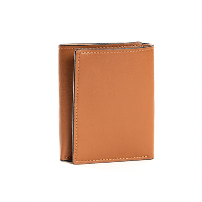 Oxylus Vegan Leather Mens Wallet (Gingerbread) – Mens Wallet by Green Hermitage available on Brown Living™. . SKU: MWGH7003. Img 1.