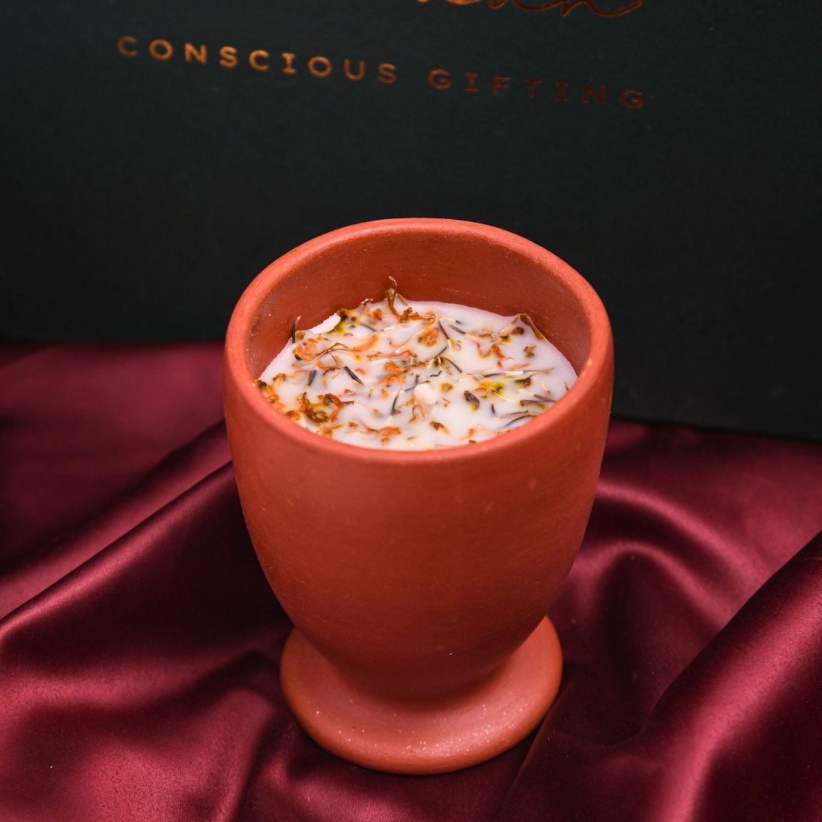 Pachva Xl | Oud And Amber Soy Wax Candle | Available in 4 Sizes – Candles & Fragrances by Pravaah India available on Brown Living™. Large . SKU: CAN002_Large_BL. Img 3.
