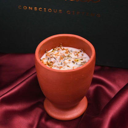Pachva Xl | Oud And Amber Soy Wax Candle | Available in 4 Sizes – Candles & Fragrances by Pravaah India available on Brown Living™. Large . SKU: CAN002_Large_BL. Img 3.