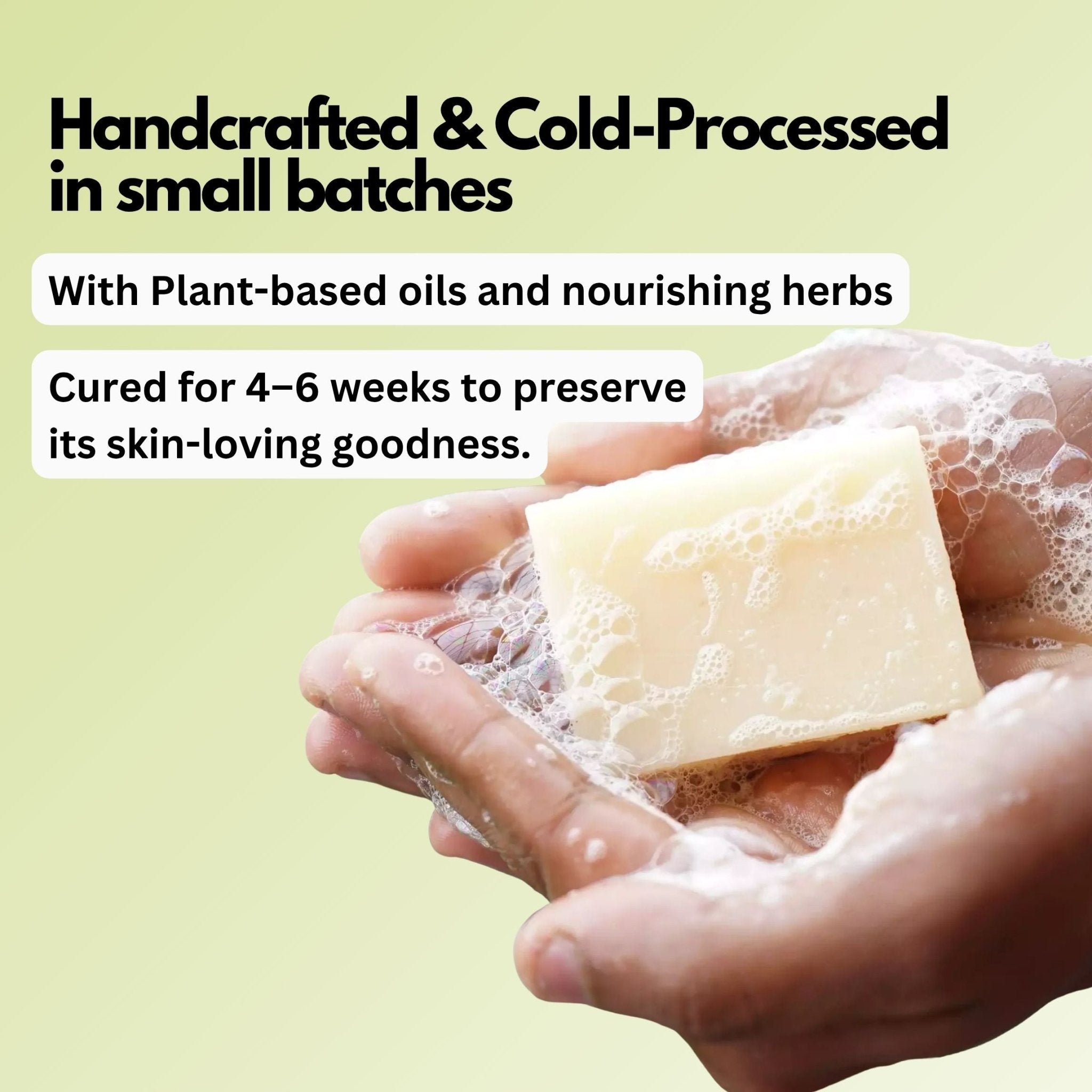 Pack of 4 Nourishing Cold Processed Bathing Soaps – Body Soap on Brown Living™. SKU: KC048-3. Img 8.