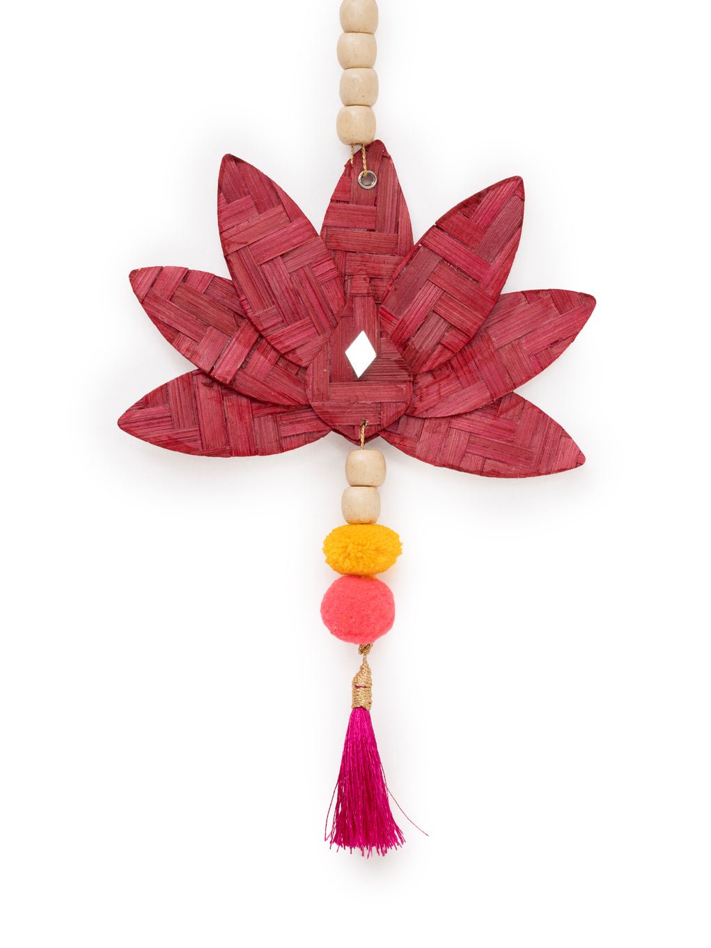 Padma Handcrafted Bamboo Hanging - Set of 2 – Home Decor on Brown Living™. SKU: HG-2385. Img 3.