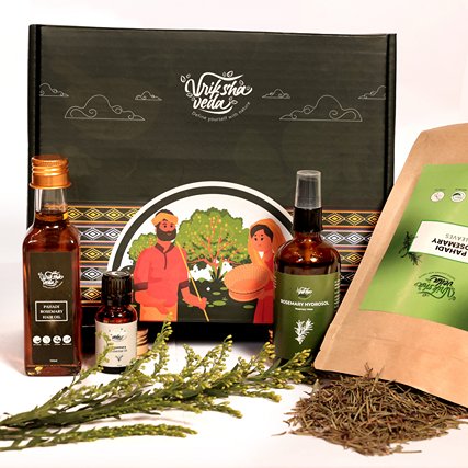 Pahadi Rosemary Range Hamper | Verified Sustainable by Brown Living™