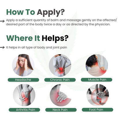 Pain Relief Balm 15gm | Natural Body Pain & Muscle Relief Ointment – Medical Care on Brown Living™. SKU: PRB-20GO_MFN. Img 3.