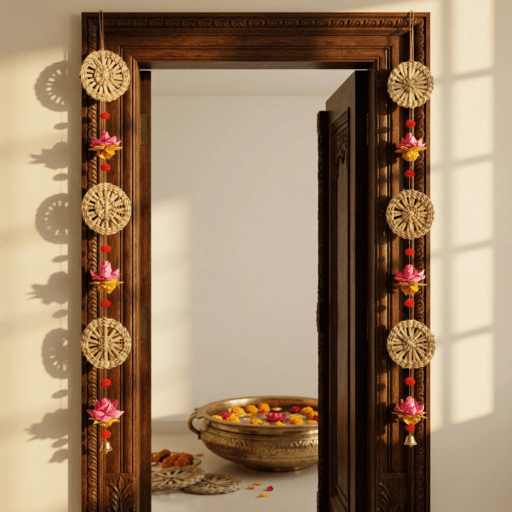 Pankhuri Handcrafted Chamba Streamer - Set of 2 – Home Decor on Brown Living™. SKU: HG-2382. Img 4.