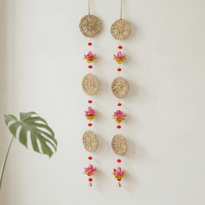 Pankhuri Handcrafted Chamba Streamer - Set of 2 – Home Decor on Brown Living™. SKU: HG-2382. Img 3.